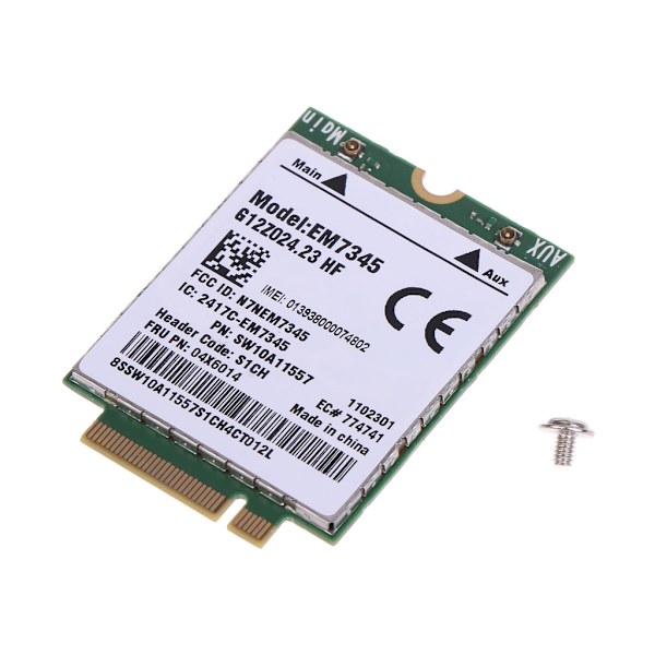 EM7345-kort 4G LTE WWAN-kortmodul, dedikerad 4G-modul för Lenovo ThinkPad X240 T440 T440P X250 T450 LTE 4G