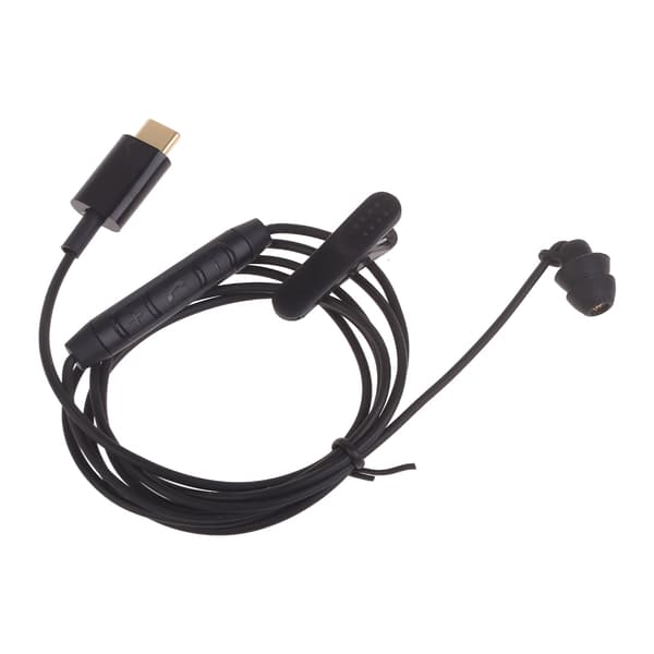 USB Type C Øretelefoner Enkel Ørepropp En Side Øreplugger med Mikrofonledning