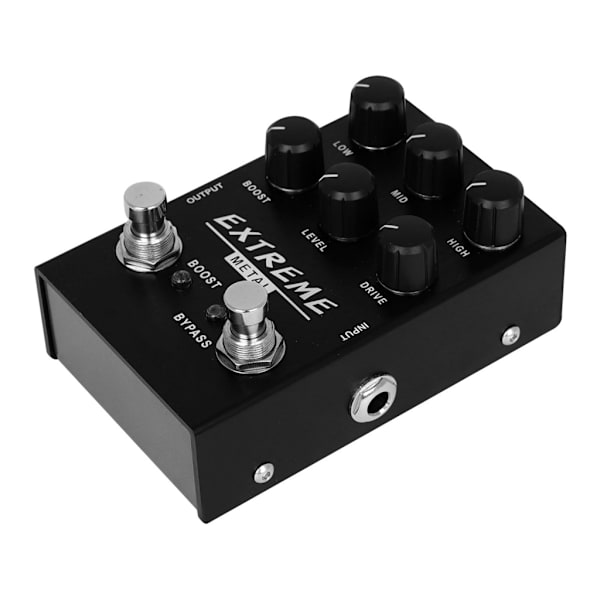 Multifunktionell Elektrisk Gitarr Distortion Pedal Digital Delay Tillbehör