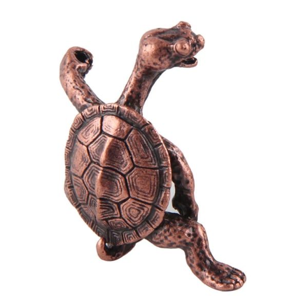Sköldpadda Form Rökelse Stick Hållare Desktop Meditation Ornament Hantverk Red