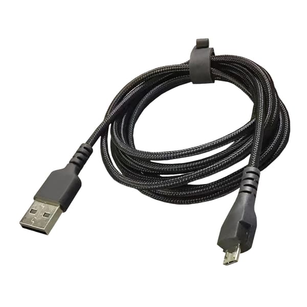 MicroUSB til USB A ladekabel for Rival 600/650 gamingmus