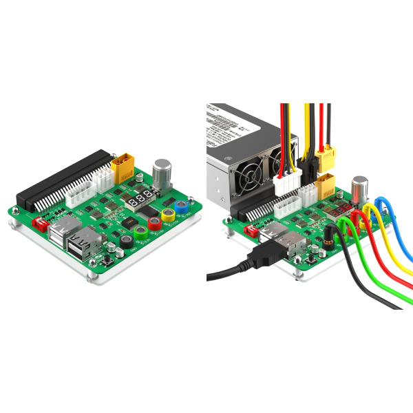 Breakouts Board Power 12V 5V 3,3V-modul Desktop Adapter Connector för PC