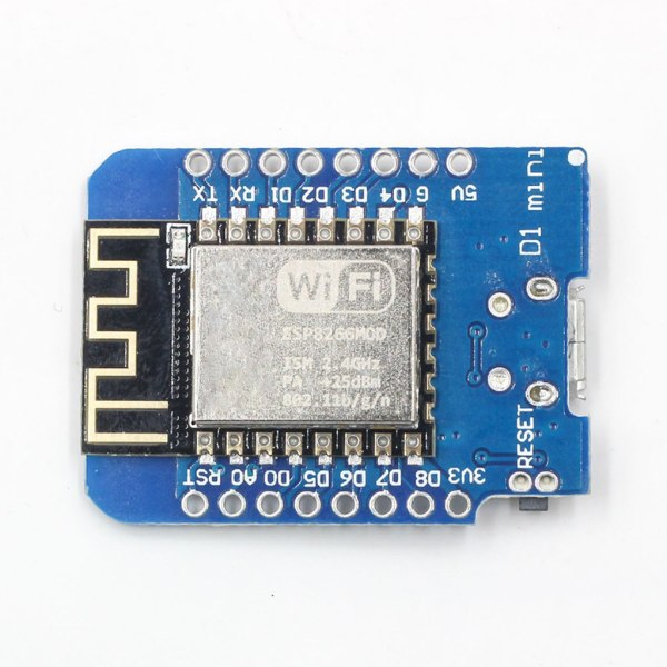 ESP8266 ESP-12 D1 Wemos Mini Module Mini D1 WiFi -kehityslevylle pitkillä naarasnastalla, lyhyellä naarasnastalla, Acc