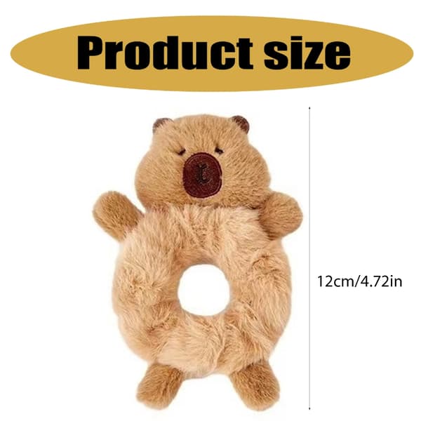 Plysset Capybara Pels Hovedbeklædning Hår Elastik Adorkable Capybara Scrunchies