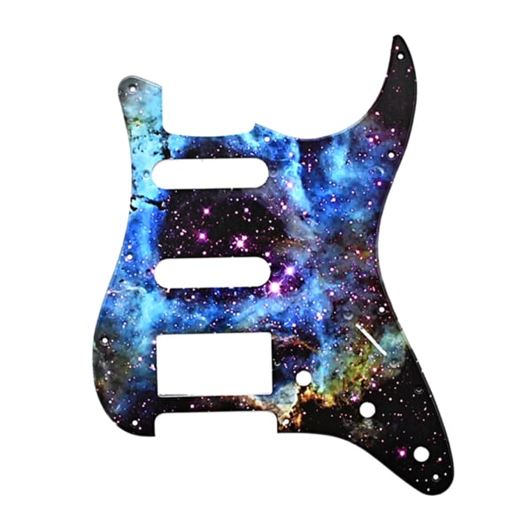 11 hål 3 lager gitarr bas plektrumskydd skraplatta strat skraplatta standard Night sky