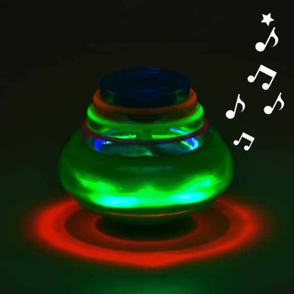 4 STK LED Spin Top Med Musik Lyd Roterende Legetøj Til Børn Håndfærdigheder