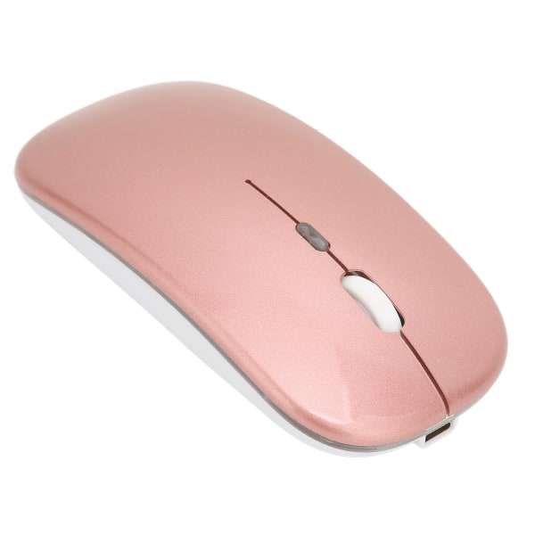 LED 2,4GHz trådløs mus Justerbar DPI USB-opladning Anti Fingerprint Silent Mouse Wireless til LaptopRose Gold