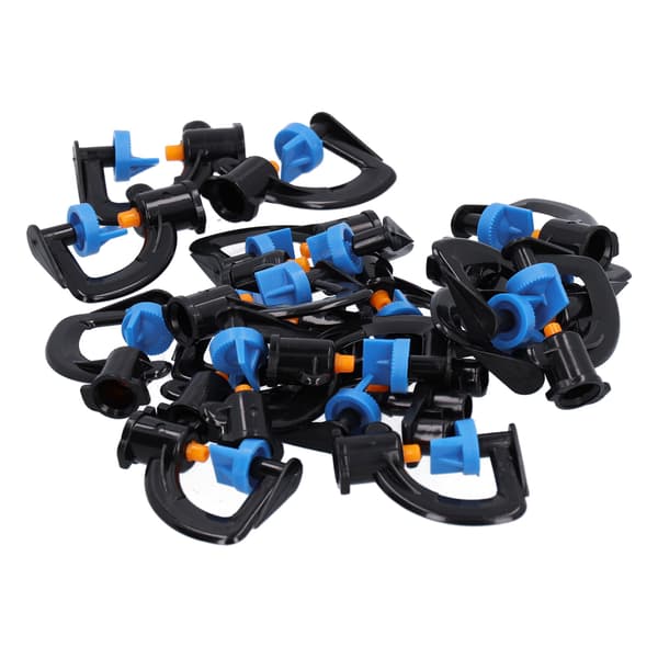 20-pack Sprinkler Munstycke G Typ 180° Refraktiv Bevattning Atomiserande Munstycke för 4/7 Slang