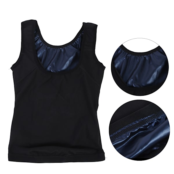 Sweat and Slim Body Shaper Vest for kvinner - Thermo Shapewear for kvinner L/XL