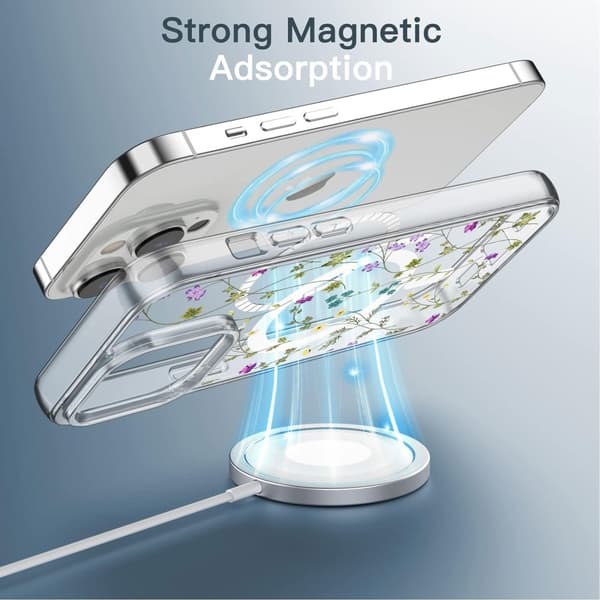iPhone 16 Pro Max Skal MagSafe Blommor 32