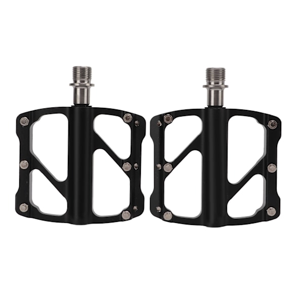 1-par sykkel flate plattformpedaler Mountain Road sykkel aluminium ultralett med 3 lagre for utskifting