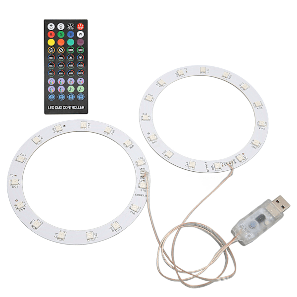 RGB LED Lysstrimler Kit til PS5 Konsol Synkroniser Musik Spil Lyd 8 Farver 400 Lyseffekter 3 Kontrolmetoder