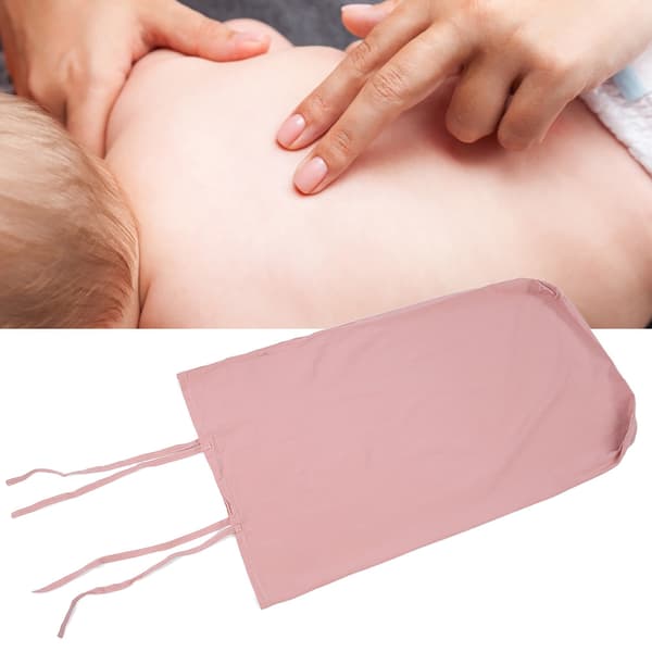 Betræk til puslepude, blødt og åndbart, til nyfødte spædbørn, pink