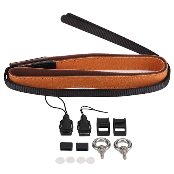Drone Controller Snore 75cm Foldet Længde Justerbar Aluminium Legering Plast Halsrem til Mini 3 Pro Controller Brun