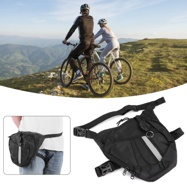 Vandtæt multifunktionel taljetaske til mænd til cykling, klatring og camping