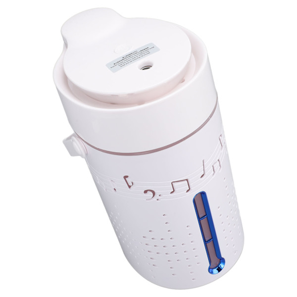 Bluetooth Music Speaker Luftfuktare - 1000ml USB Ultraljud Luftfuktare för stora rum