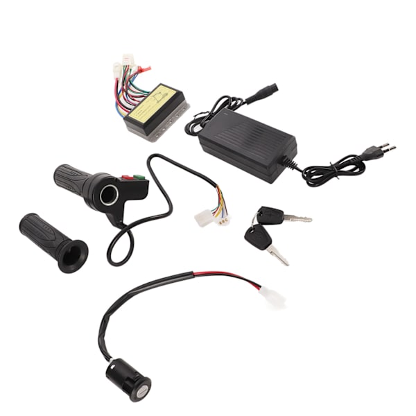 Børsteløs motorhastighetskontrollsett - 24V, med gasshåndtak, for elektrisk sparkesykkel, elsykkel, trehjulssykkel