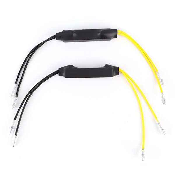 2 stk. DC12V 21W LED Motorcykel Dekoder Fejlfri Belastningsmodstand til Blinklys