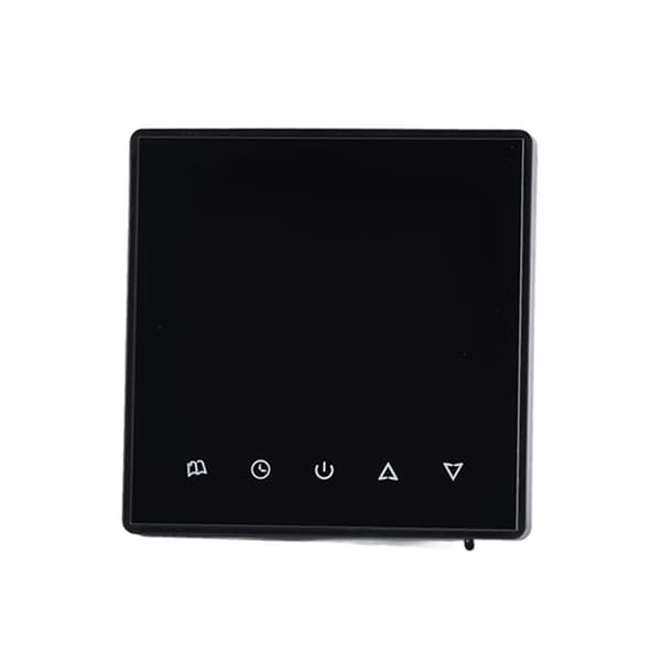 Smart Termostat Multifunktionel Programmerbar Termostat til Klimaanlæg Vandvarme Gulvvarme AC220V Sort