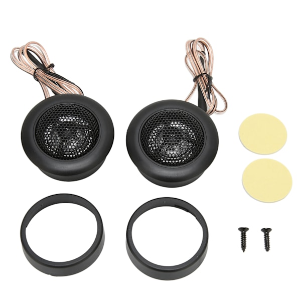 2 stk. Bil Dome Tweeter 120W Høj Sensitivitet Audio Stereo Højttaler til Lydsystem