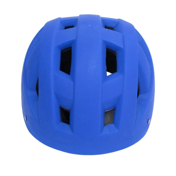 Justerbar blå sykkelhjelm for barn - støtdempende og pustende for sikker sykling og scooterkjøring