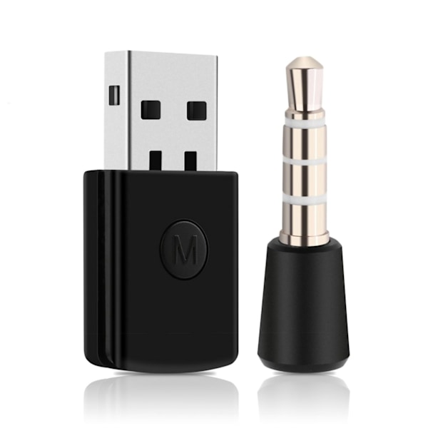 USB 2.0 Langattomat kuulokkeet Mikrofoni Bluetooth 4.0 Dongle Mic 3.5mm Adapterilla PS4:lle