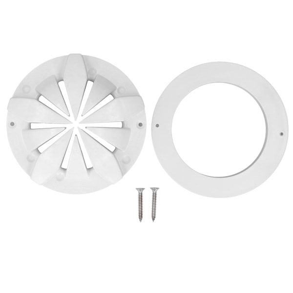 Swimming Pool Main Drain PVC White Round Hot Spring Pool Drain Plate Accessories for Bathroom SPA