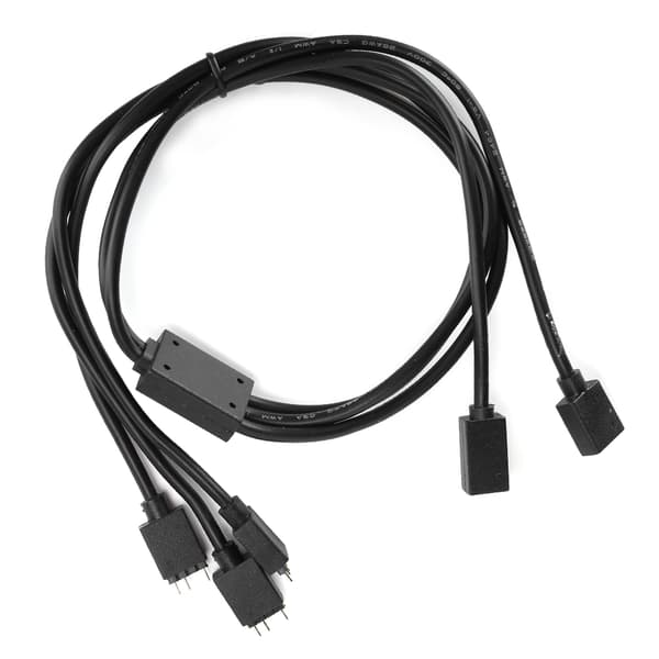 3PIN 5V ARGB Splitter Kabel Blæser Adapter Kabel LED Strip Connector Kabel WireARGB 1‑til‑3
