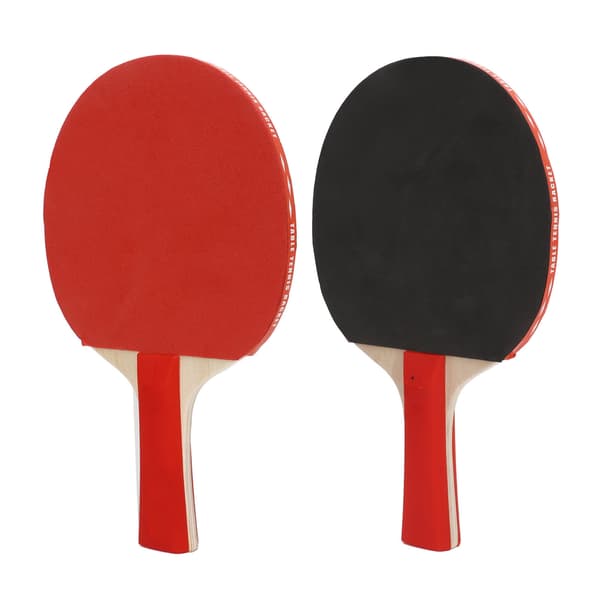 Bærbart bordtennissæt med håndtryksgreb, pingpong-sæt med 2 bat og 3 bolde til daglig underholdning