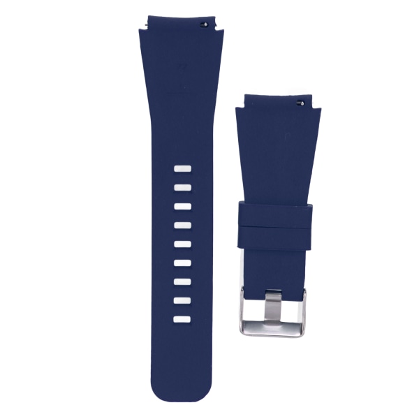 22 mm silikonebåndsudskiftning kompatibel til Amazfit GTR 3 Smartwatch Quick Release Strap Armbånd Midnight Blue