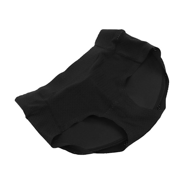 Butt Pads Enhancer Panties Mid Waist Tummy Control Elastisk Blød Åndbar Dameundertøj til Bryllup Sort S 40‑50kg