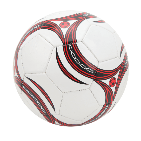 Eldröd PVC-övningsfotboll för fotbollsspel