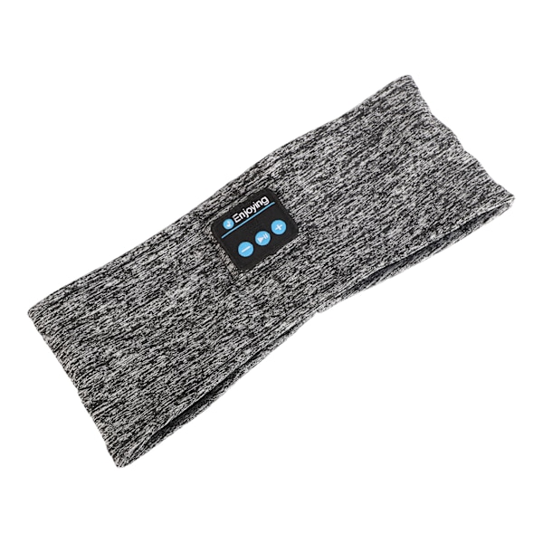 Sport-musikhörlurar Bärbar USB-sömn-hörlurar BT-pannband för sömn, träning, jogging, resor, meditation, Heather Grey