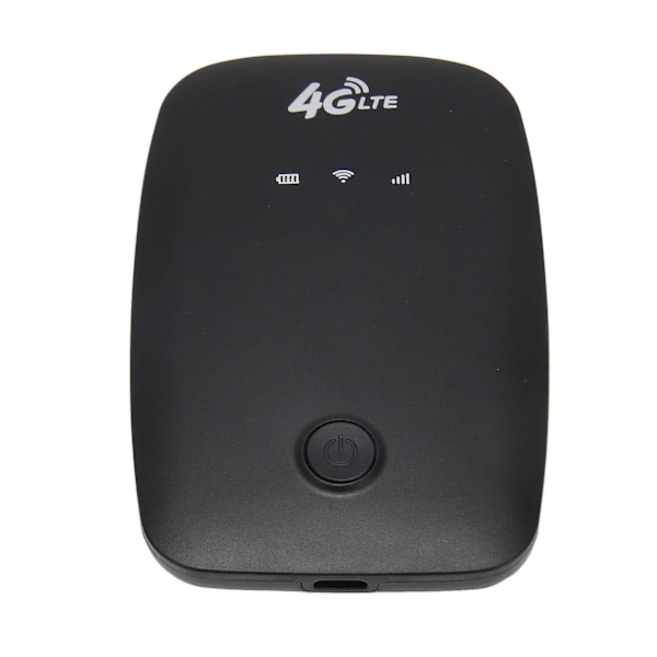 4G LTE Mobil WiFi Låst op 2100mAh Batteri Højhastigheds Bærbar Rejse Hotspot Mini Router med SIM-kortslot Sort EU-version