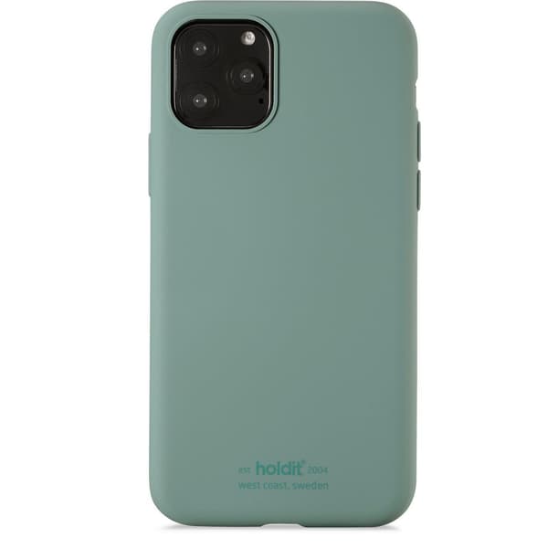 iPhone 11 Pro/X/XS - holdit Mobildeksel Silikon - Moss Green Grön Silikon