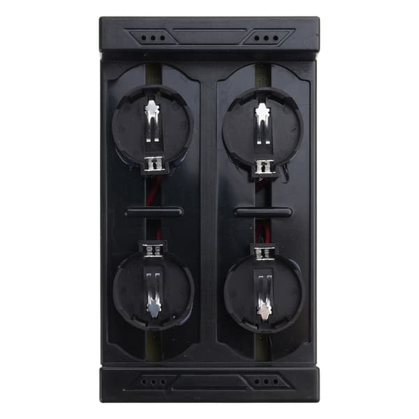 4-roms knappcellebatterilader for ML2032 ML2025 knappcellebatterier LED-indikatorer