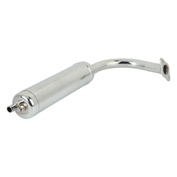 Motorsykkel eksosrør 40MM 49 til 80CC - Anodisert overflate - Passer for elsykkelmotorsykkel (26in 28in) - Sølv
