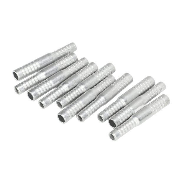 Universal Fit 50 stk. Aluminium Aircondition Slange Barbefitting til bil Lastbil Modifikation - 11 mm til 12,5 mm muffe