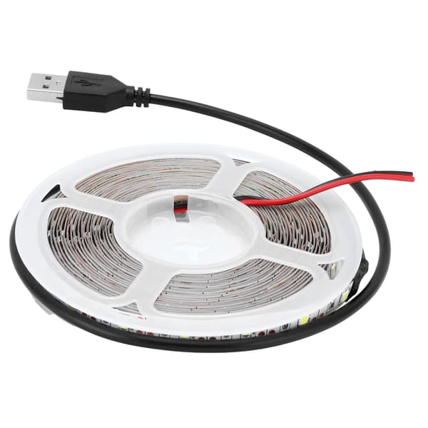 RGB Flexibla LED-strips USB-driven Lågspänning 5V LED-ljusremsa för Sovrum Bar KTV Rött Ljus