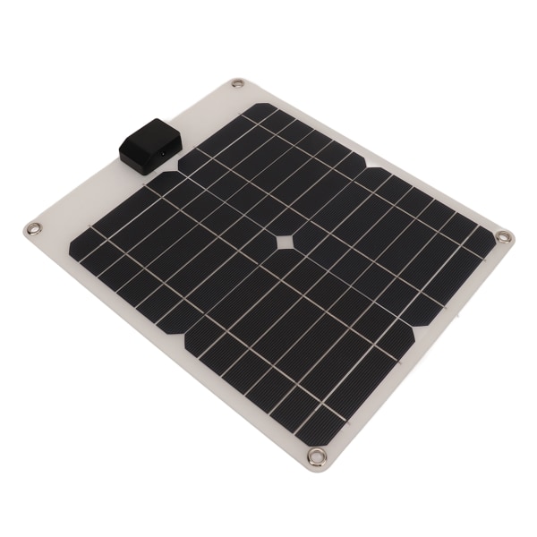 15W Vattentät Dual Output Solar Panel Kit för Bil Båt Trailer RV - Vit