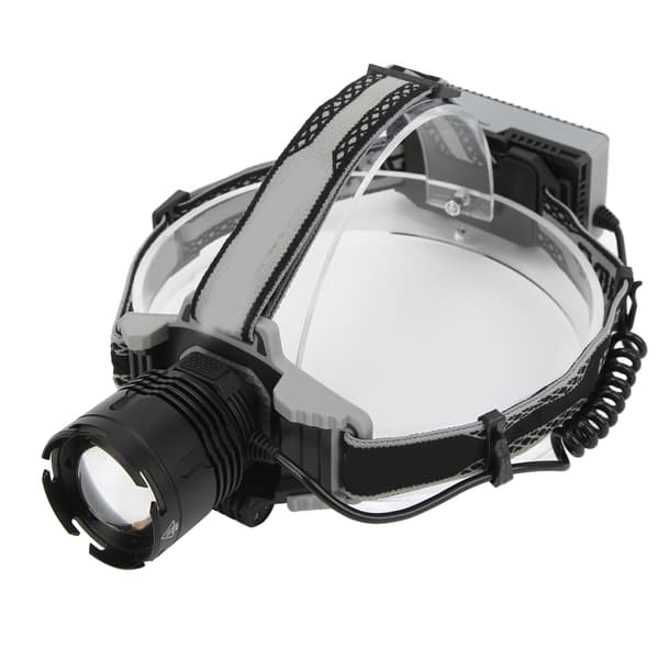 Hodelykt XHP70 Hodebånd Lommelykt USB-lading Sterkt Lys med Hodebånd Digitalt Display Zoom