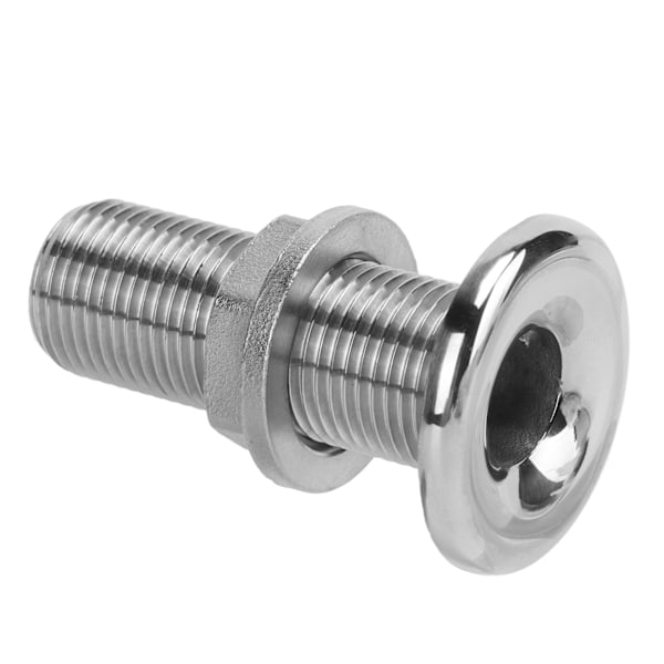 1/2 tommers Yachts Vannutløpsport 316 Rustfritt Stål Antikorrosjon Drain Vent Bilge for Båt Marine