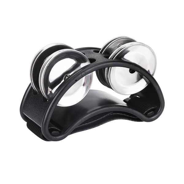 Metal Jingle Bell Percussion Tamburin Tilbehør (Sort)