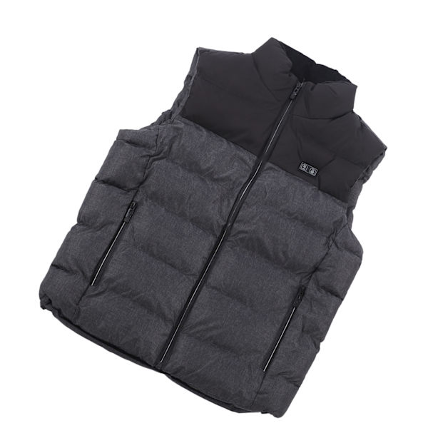 Bekväm lättviktsväst för elektrisk värme - 15 zoner Dual Control Digital Switch - Uppvärmd jacka med hög säkerhet (3XL)