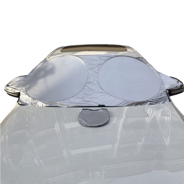 Car Windshield Sunshade - Sølvlakkert frontrutedeksel for bilinnredningssolskjerm