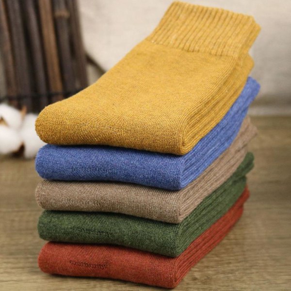 5 pairs of alpaca socks men women wool socks warm winter socks Pure color