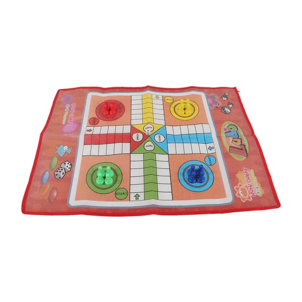 Plastic Flying Chess Game Set Non-woven Fabric Roll Up Chess Board Game Educational Toys