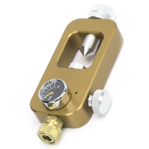 DIDEEP Scuba Adapter til dykkerudstyr Stor flaske til lille flaske 8MM Manometer 0.5L 1LGuld