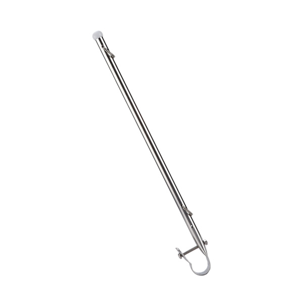 Bådflagstang i rustfrit stål - 40 cm/15,7 tommer, jernbanebeslag, skibsyacht