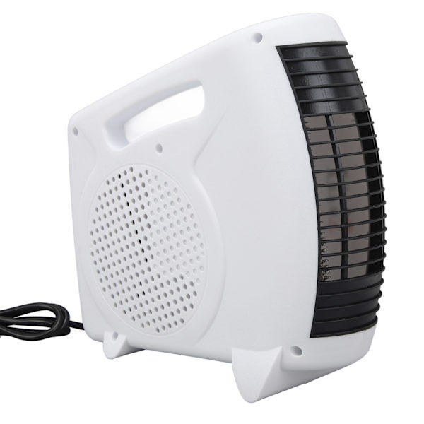 Mini Bærbar Elektrisk Varmeovn Justerbar Temperatur til Hjemmet Skrivebord - Hurtig Opvarmning, EU-stik 220V